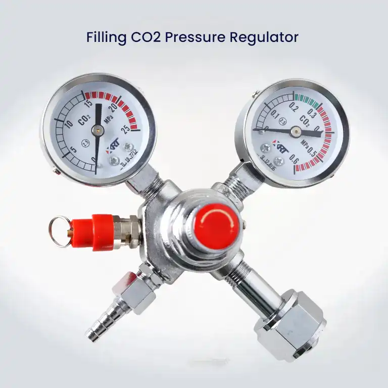 CO2 Gas Pressure Regulator Регулятор давления газа CO2 منظم ضغط غاز ثاني أكسيد الكربون