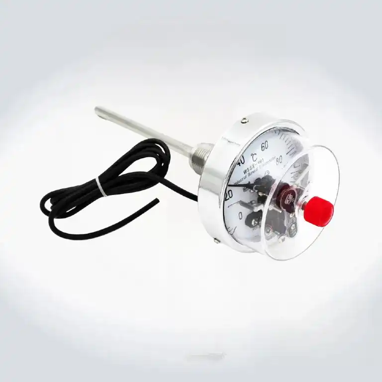 Stainless Steel Electrical Contact Bimental Thermometer2