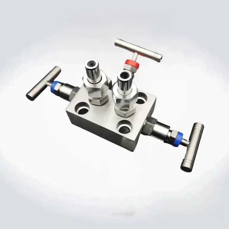 Stainless Steel Integrated Three-valve Manifold for Pressure Transmitter2