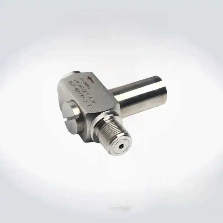 Stainless Steel Pressure Gauge Overpressure Saver2
