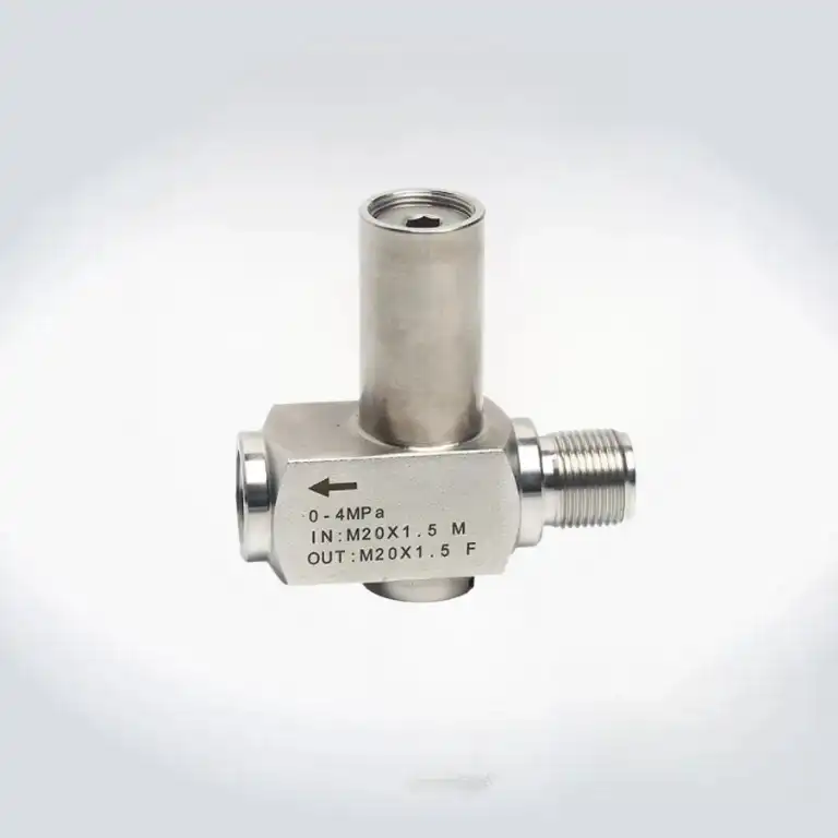 Stainless Steel Pressure Gauge Overpressure Saver3